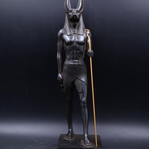 Altägyptische Antiquitäten Anubis Gott Statue Seltene Antike B.C Pharaonischen Stein Antiquitäten Dekor Sammler Skulptur Handgefertigt