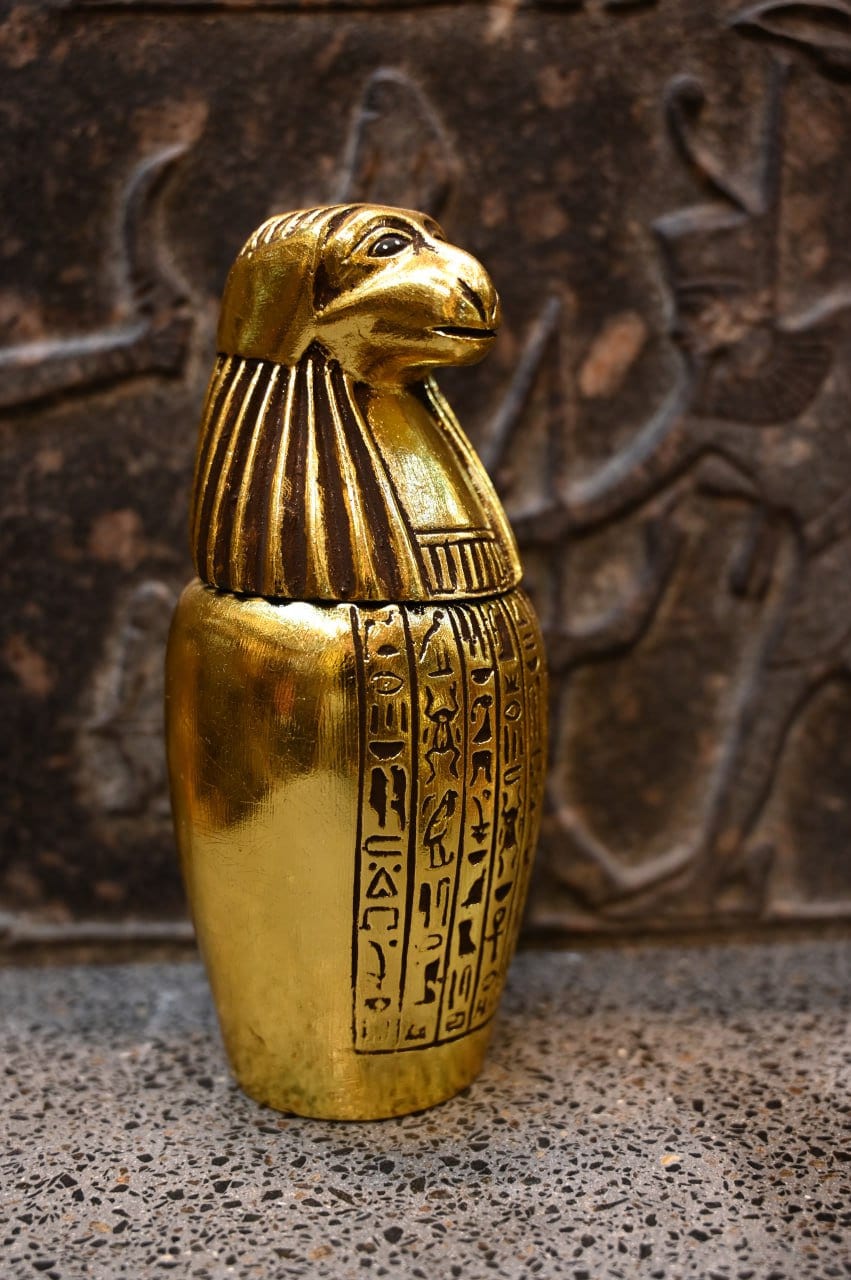 Sons of Horus Statues Handmade Egyptian Antiques Egyptian Deities ...