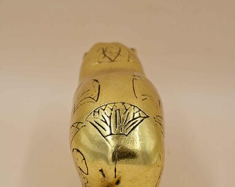 希少な古代エジプトの遺物 カバ神の像 - アンティークファラオ石