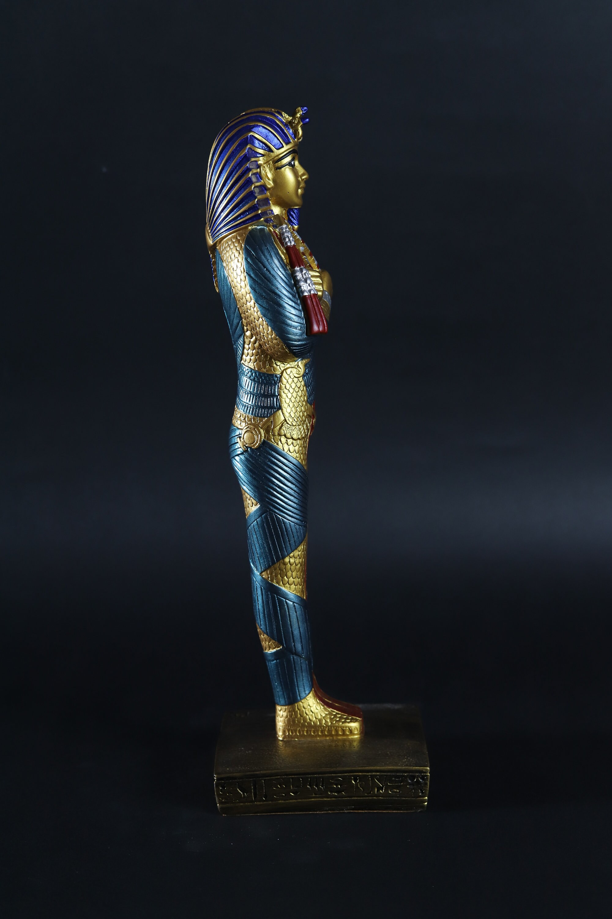 アンティーク エジプトファラオ ツタンカーメン 等身大（125cm） 真鍮製立像 アンティーク エジプトファラオ ツタンカーメン 等身大（125cm） 真鍮