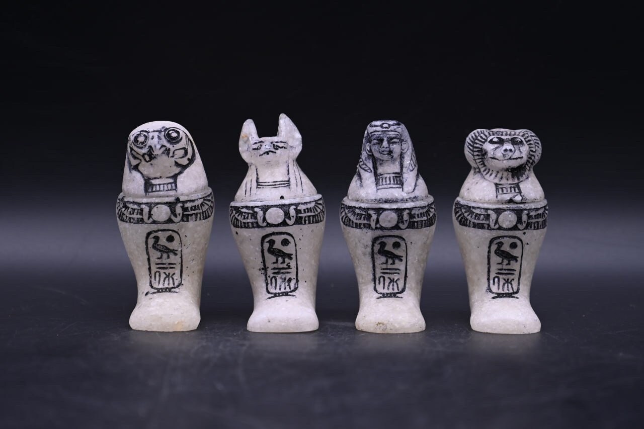 仏領アファール・イサ 1975 ４種セット Four Sons of Horus - Etsy