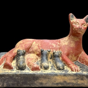 Egyptian Cat | Bastet | Lovely Cat Statue | Egyptian handmade | Egyptian mythology | Egyptian antiques | Egyptian Gift | Replica | BC
