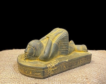 Egyptisch antiek - Oud slavenstandbeeld in Egypte - Handgemaakt - Replica.