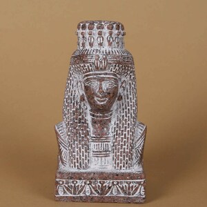 Alte Ägyptische Antiquitäten Hatschepsut Kopf-Königin Statue Selten B.C Pharaonischer Antike Stein Antiquitäten Sammlerstück Ägypten Kunst