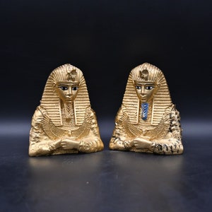 Tutankhamun&#39;s Head Egyptian King Golden Pharaoh Egyptian Antiques Egyptian Home Decor Nice Gift Handmade Statue Replica BC