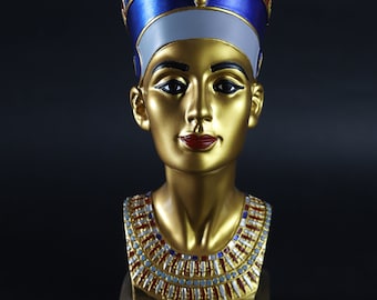 The Nefertitian Fantastic Egyptian statue of Queen Nefertiti Egyptian archaeology produced there Ancient Egyptian Kingdom Egyptian Queens