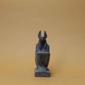 Anubis Gott Statue - Altägyptische Antiquitäten - Seltene Antike Pharaonische Steinstatue B.C. Sammlerstück Ägyptische Antiquitäten