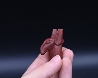 Egyptian God Seth Gemstone Statue - Handcrafted in Egypt