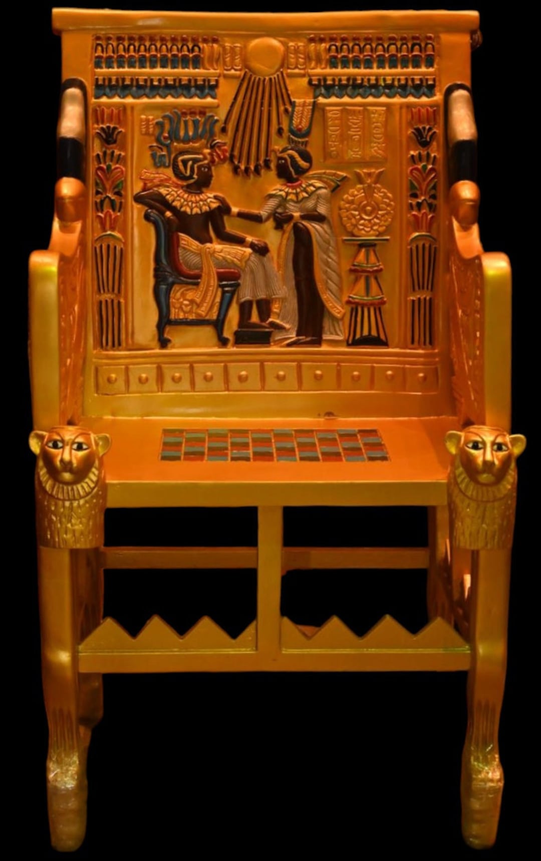 エジプト王座像複製品 エジプト王座像複製品 ミニ・エジプト王ツタンカーメン胸像