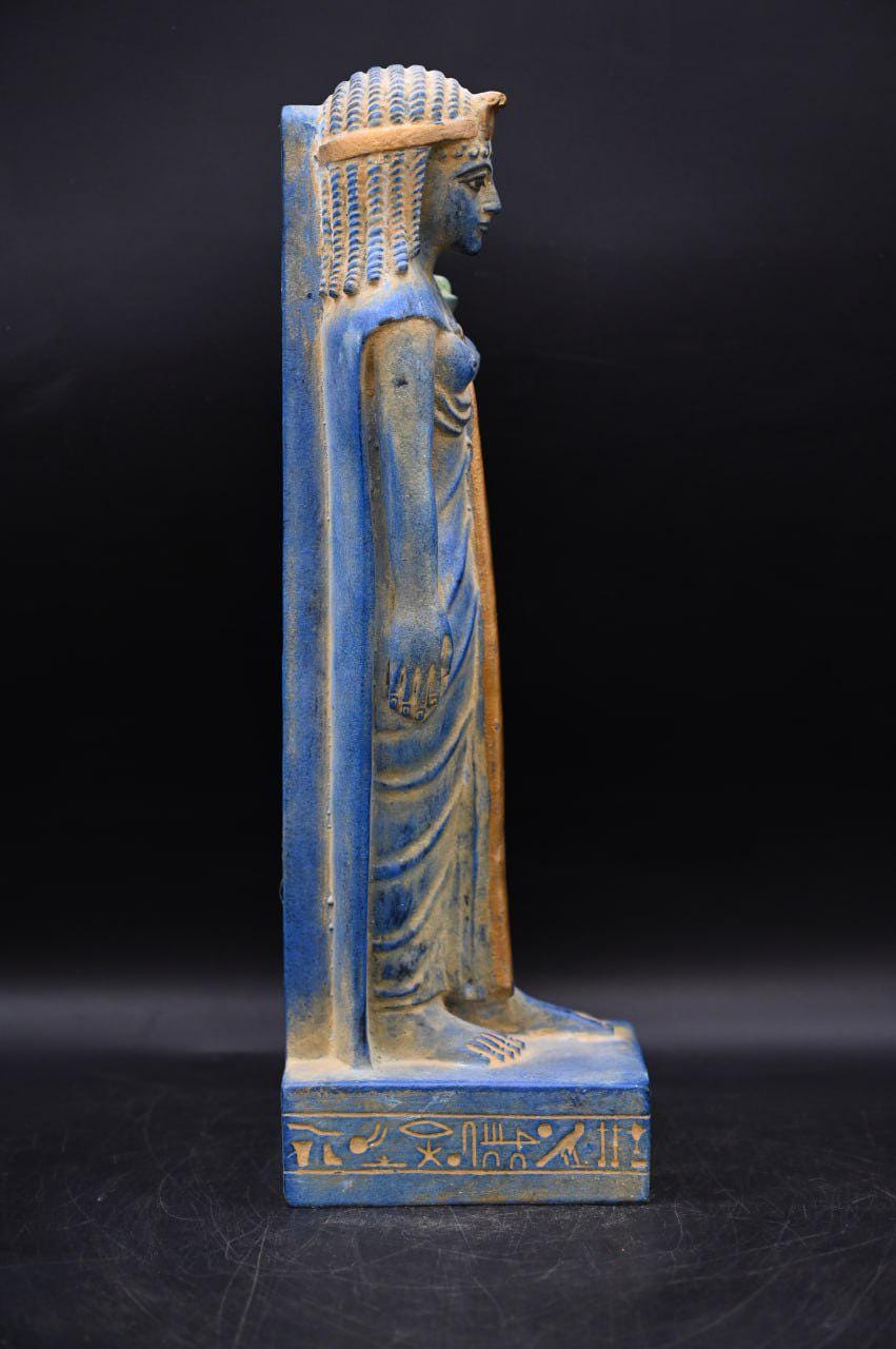 手彫りのクレオパトラの石像 | 古代エジプト風装飾 - Etsy 日本