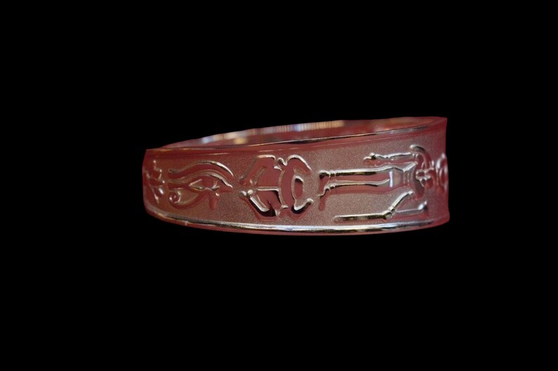 Wonderful Silver Hathor Handmade Bracelets, Egyptian Antiques