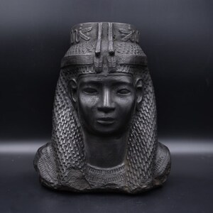 Hatschepsut, Königin von Ägypten, aus Stein, handgefertigte ägyptische Antiquitäten.