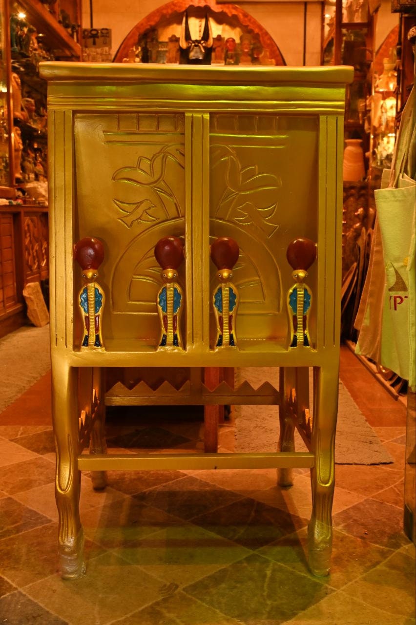 ツタンカーメン王の玉座の実物大レプリカ：エジプト博物館所蔵 - Etsy 日本