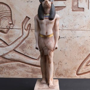 Antike Anubis Gott Statue Ägyptische Antiquitäten - Seltene Antike Pharaonische Stein Antiquitäten B.C Dekor Sammlerstück