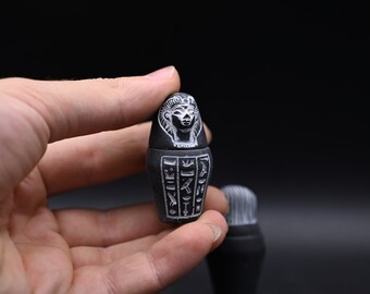 手作りの石製カノプス壺：エジプトの神のレプリカ - Etsy 日本