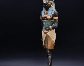 古代エジプトのホルス像：手彫りの石像 - Etsy 日本