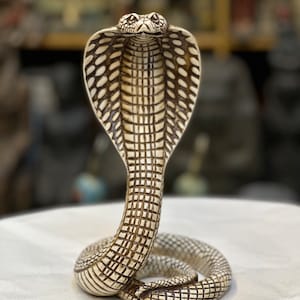 Amazing Uraeus-snake-cobra statue-the ancient Egyptian goddess/deities of protection in ancient Egypt-handcrafted_egyptian mythology antique
