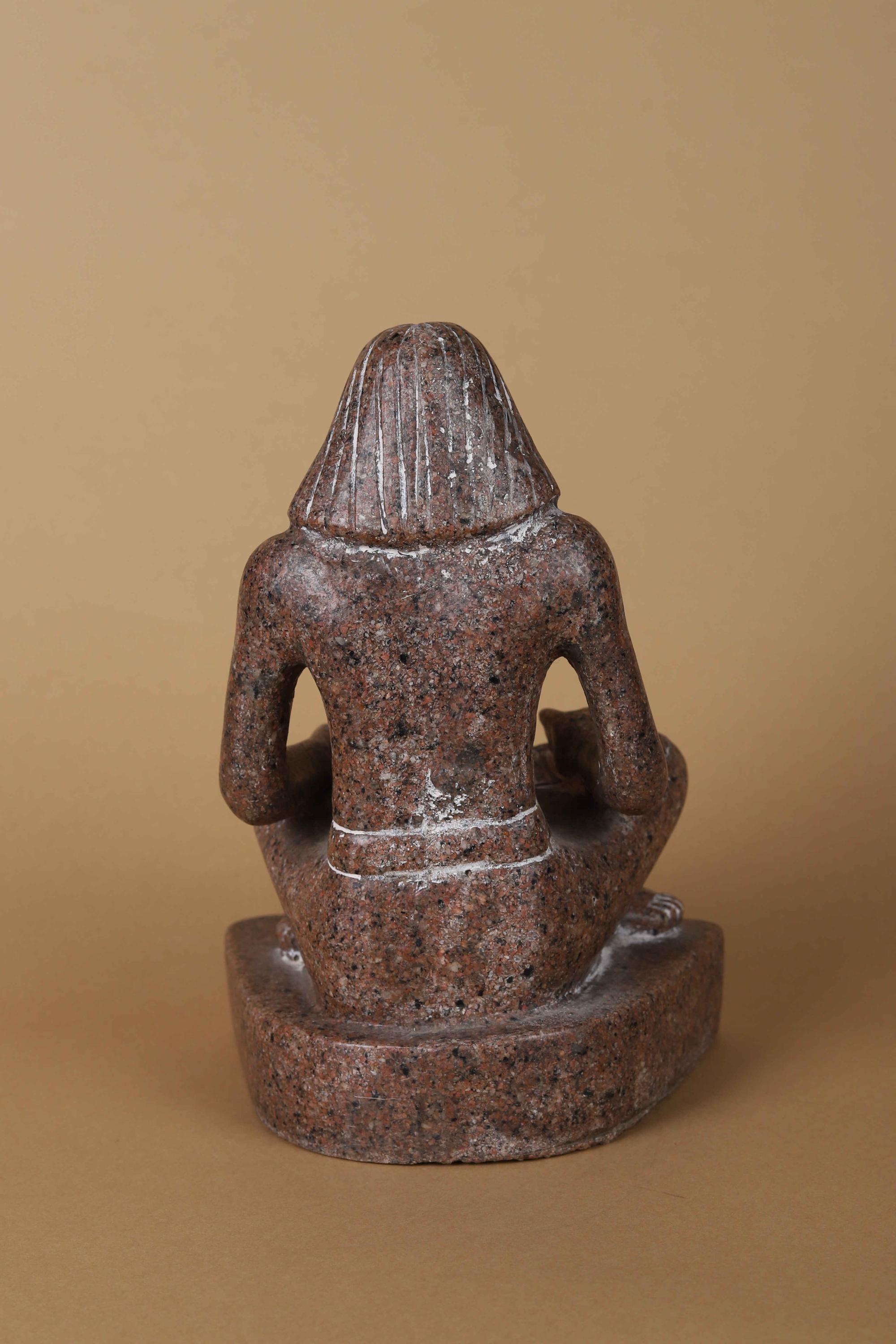 Ancient Egyptian Stone Scribe Statue: Pharaonic Antiquity - Etsy