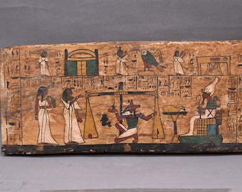 Ancient Egyptian Book of the Dead Painting | Pharaonic Art Decor
