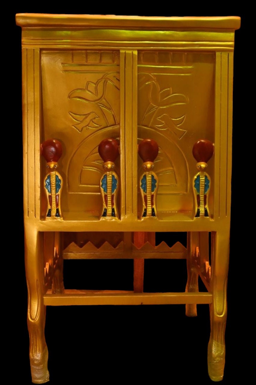 ツタンカーメン王の玉座の実物大レプリカ：エジプト博物館所蔵 - Etsy 日本