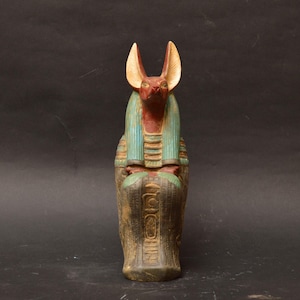Seltene Anubis Gott Statue Antike Pharaonischer Stein | Altägyptische Antiquitäten B.C Sammler Antiquitäten Dekor
