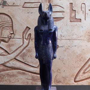 Anubis Gott-Statue seltene altägyptische Antiquitäten Antike Pharaonischen Stein B.C Antiquitäten Sammler Skulptur