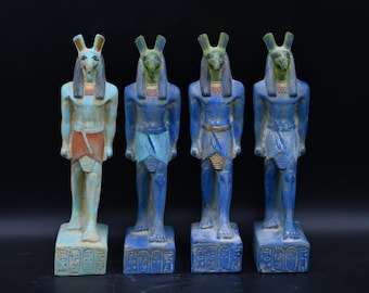 Handmade Seth Statue: Egyptian God Replica, Made in Egypt