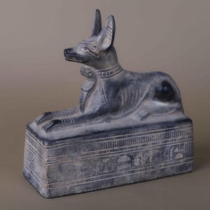 Anubis Gott Statue - Altägyptische Antiquitäten - Seltene Antike Pharaonische Steinstatue B.C. Sammlerstück Ägyptische Antiquitäten