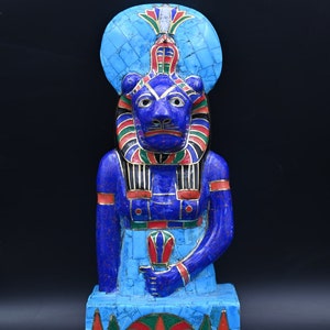 Sekhmet Nice  statue of Egyptian goddess of war,epidemics,desert in ancient Egyptian-ancient Egyptian antique,sculpture diety-Egypt mytholog