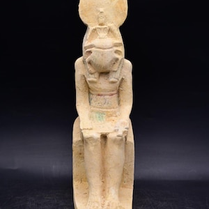 Scarab Egyptian Handcrafted Pharaonic Statue - Authentic Stone Sculpture - Unique Gift for Egypt Lovers & Collectors