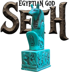 Seth | God of the desert | Egyptian God | Egyptian Statue | Ancient Egyptian | Replica | Made in Egypt | Egyptian Gift | Handmade statue |BC