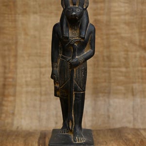 Seltene altägyptische Antiquitäten Anubis Gott Statue - Antike Pharaonische Stein Antiquitäten BC Handgefertigtes Dekor