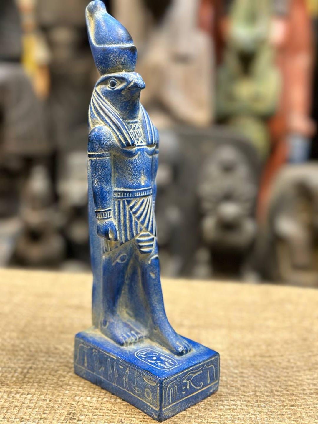 Ancient Egyptian Stone Horus Statue - Rare BC Pharaonic Figurine ...