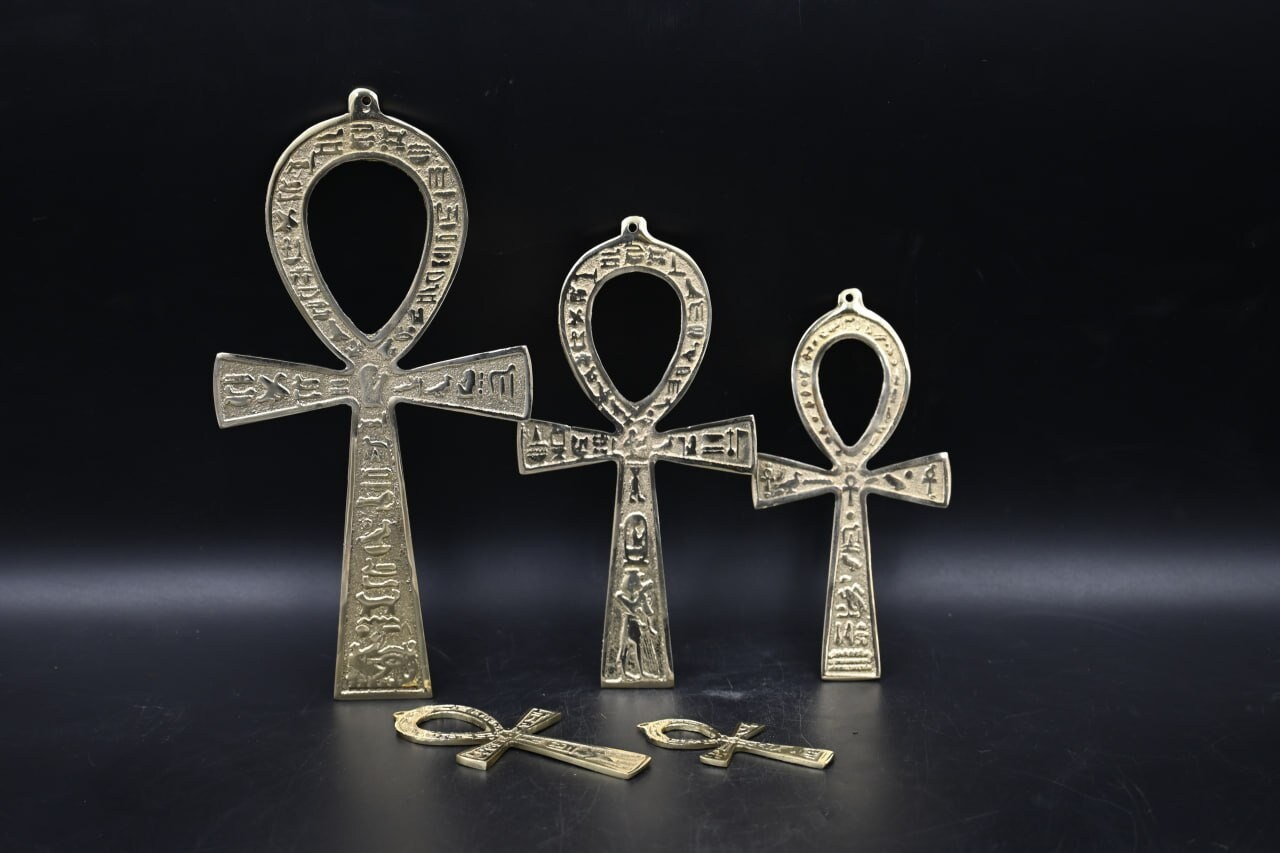 石のアンク：生命の鍵、古代エジプトのレプリカ - Etsy 日本