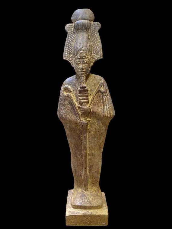 手彫りのオシリス像：古代エジプトの石造美術 - Etsy 日本