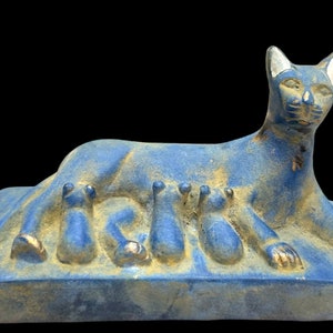 Egyptian Cat | Bastet | Lovely Cat Statue | Egyptian handmade | Egyptian mythology | Egyptian antiques | Egyptian Gift | Replica | BC