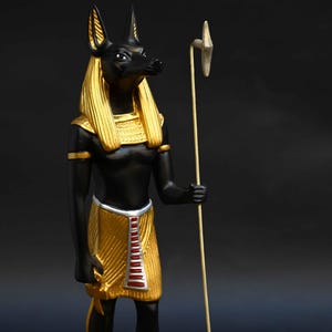 Anubis Gott Statue - Altägyptische Antiquitäten - Seltene Antike Pharaonische Steinstatue B.C. Sammlerstück Ägyptische Antiquitäten