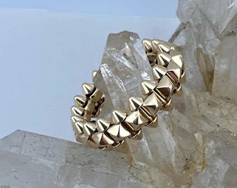 Cartier Clash de Cartier ring in 18K yellow gold French Assayed Size 59/9 US