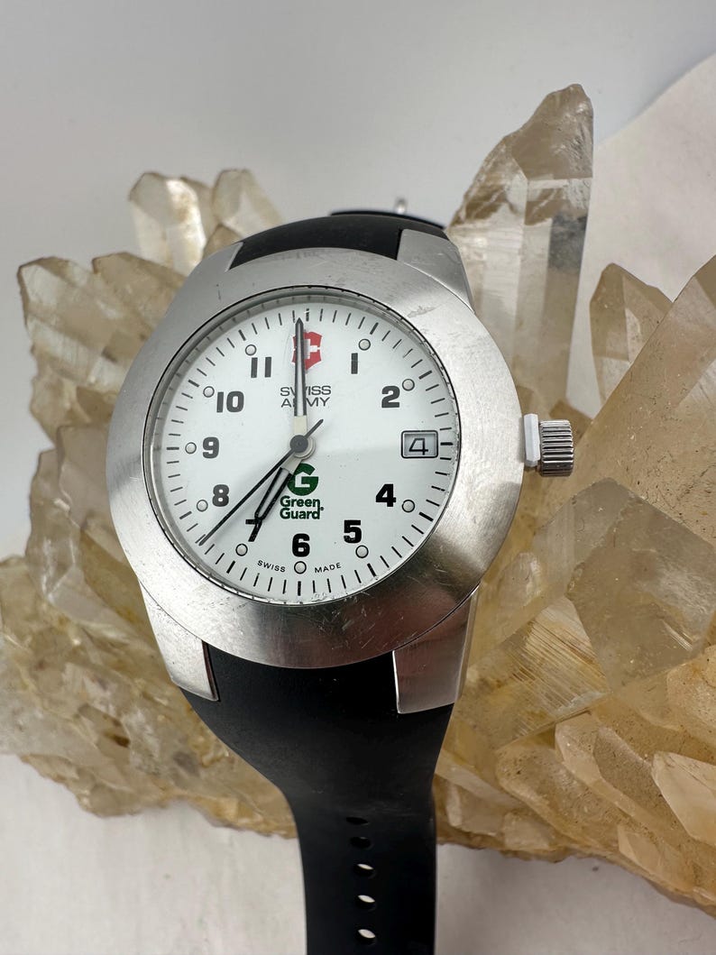 Victorinox Swiss Army Peak series watch with Green Guard Logo New Battery image 1