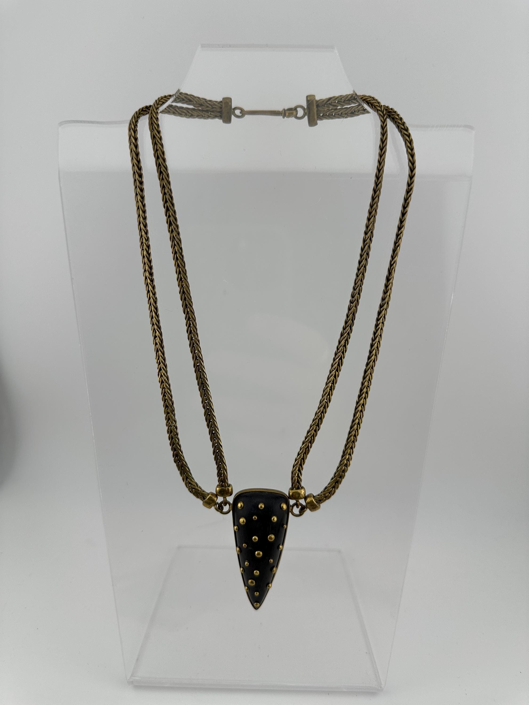 Brutalist Necklace Statement - Etsy display picture 3