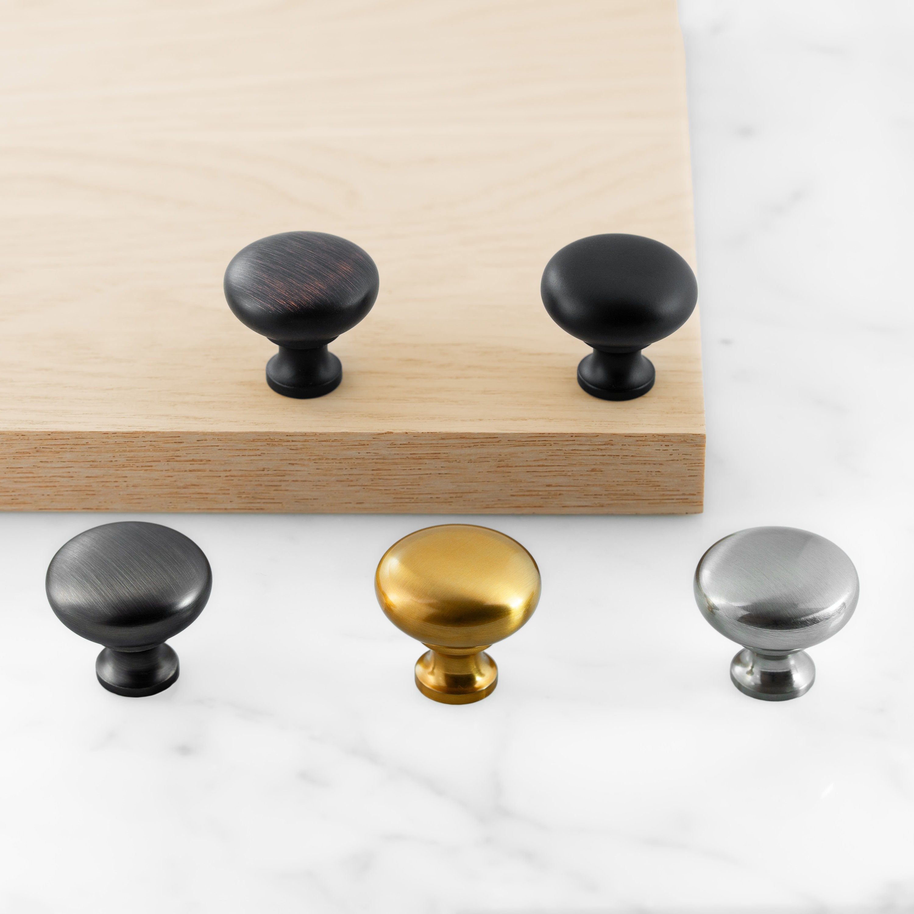 matte black dresser knobs Ravinte 10 Pcs Handles+30Pcs Round Knobs Kitchen Cabinet Handles Matte   Ravinte Hardware