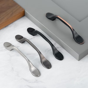 High Quality Durable Footed Cabinet Pulls and Handles Drawer & Dresser Handle and Pull Kitchen and Bathroom Hardware 3” Center to Center
