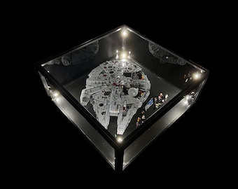 LED lighted Shadow Box Square Coffee Table FOR Millennium Falcon™