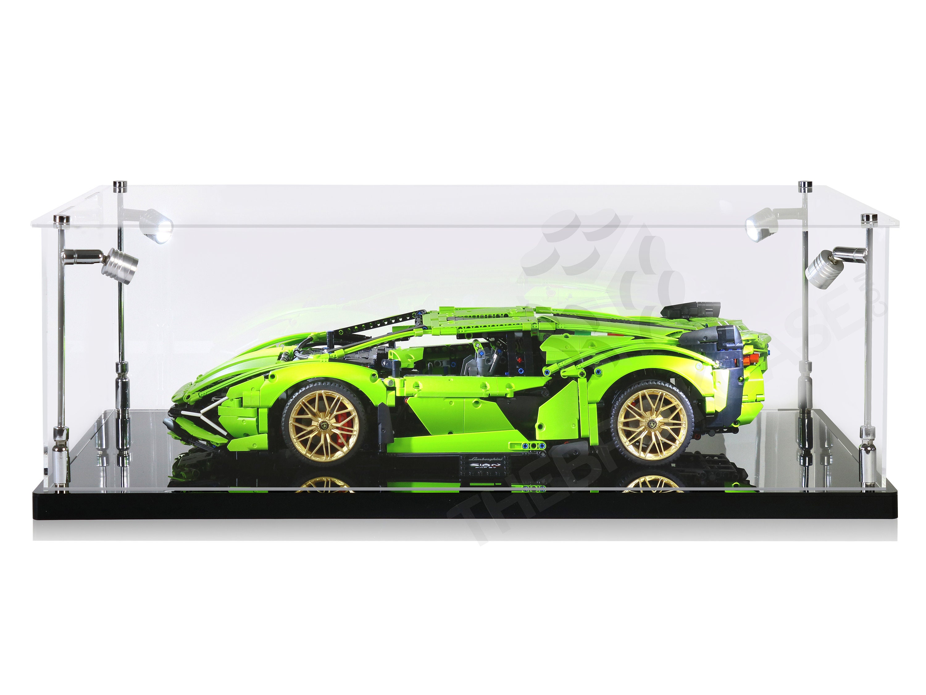 LED Lighted Display Case for Lamborghini Sian FKP 37 42115 Etsy