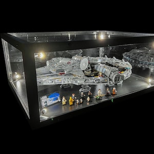 LED Lighted Shadow Box Rectangle Coffee Table FOR Millennium Falcon Etsy