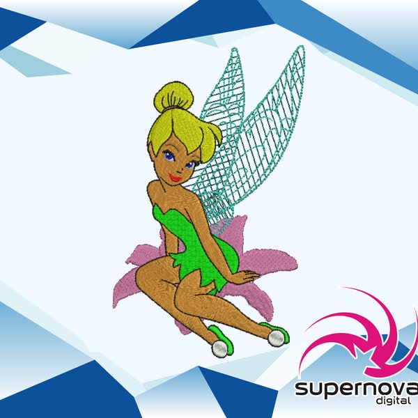Tinkerbell and her Friends Machine Embroidery Design. Broderie - Ricamo