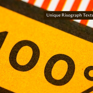 LUCKY FOR YOU Risograph Art Print Poster image 3