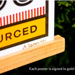 LUCKY FOR YOU Risograph Art Print Poster image 8