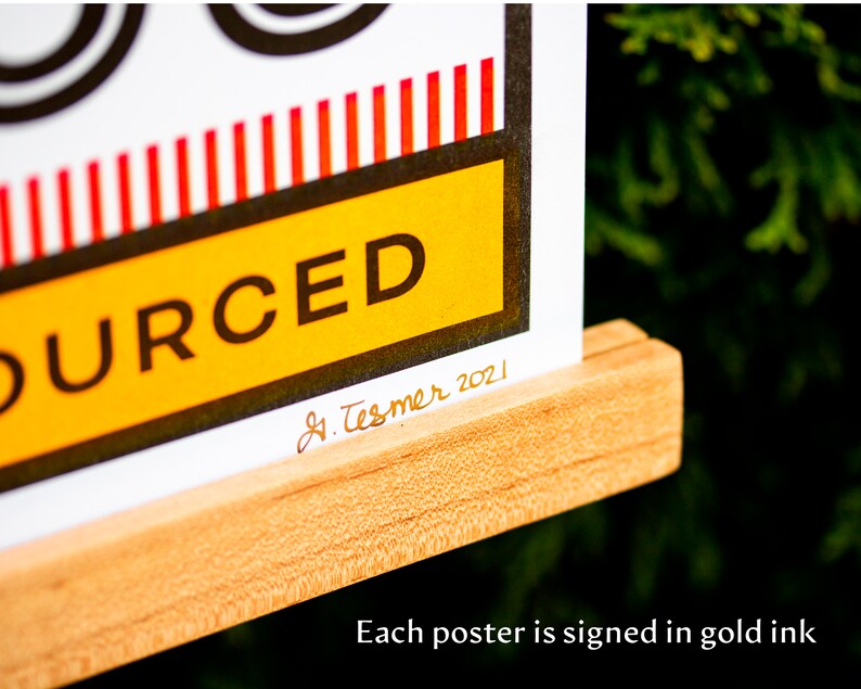 LUCKY FOR YOU Risograph Art Print Poster image 8