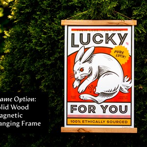 LUCKY FOR YOU Risograph Art Print Poster image 5